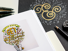 Graphic Designer Belinda Kou Works Practices Her Hand-Lettering Craft