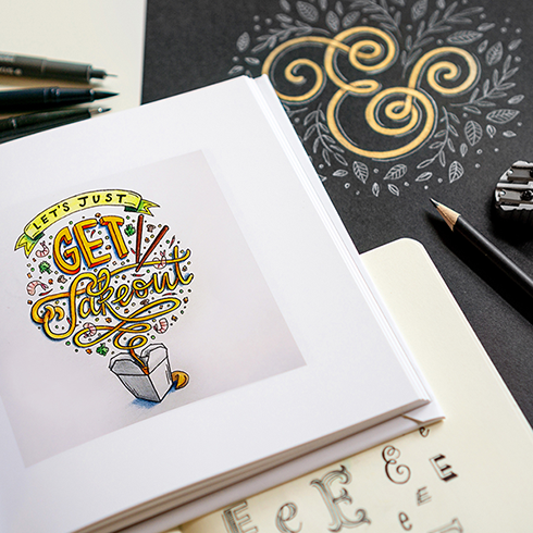 Graphic Designer Belinda Kou Works Practices Her Hand-Lettering Craft