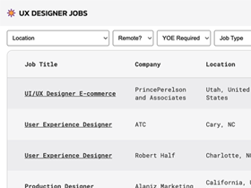 Product Designer Ken Pan Collaborated on a UX Design Job Board to Help Applicants Save Time