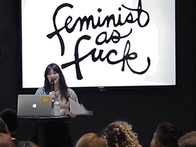 At the 63rd CreativeMornings in Chicago, Leah Ball Creates Art with Unabashed Sensuality