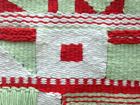 Melanie Richards’ honoring of creative women, a pattern library, weaving and more