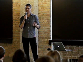 Keep it Weird: Creative Director Michael Freimuth at 59th monthly CreativeMornings in Chicago