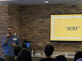 Becoming a Working Artist: Ryan Duggan at 56th monthly CreativeMornings in Chicago