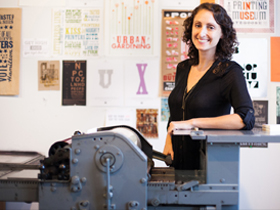 Energy in a small creative business: Shayna Norwood of Steel Petal Press